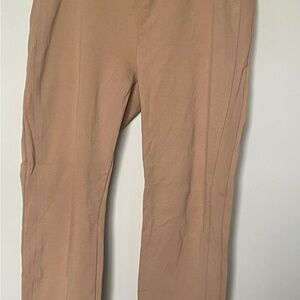 Tan Casual Pull On Pants